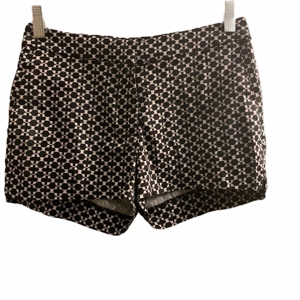 H&M Black and White Print Shorts